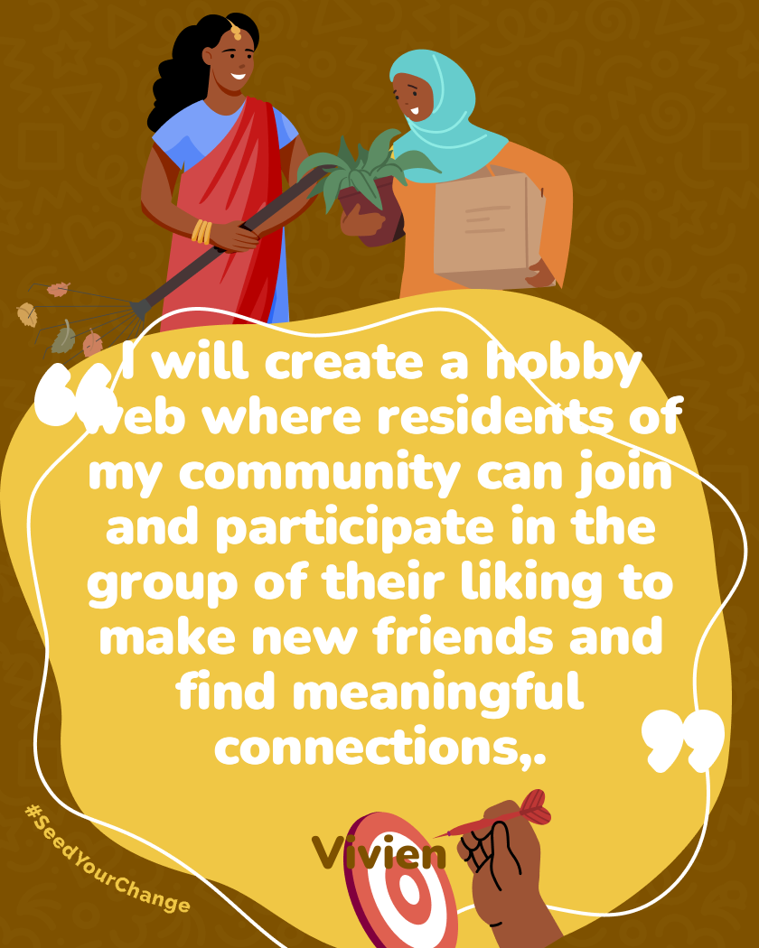 I will create a hobby web where residents of my community can join and participate in the group of their liking to make new friends and find meaningful connections,.